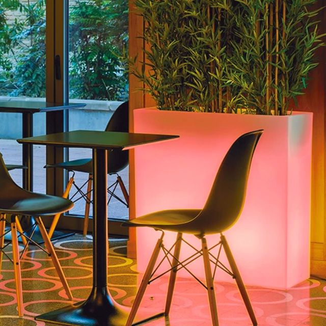 Maceteros rgb lampara