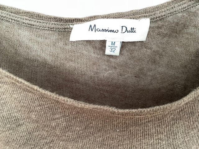 Vestido lino Massimo Dutti como NUEVO