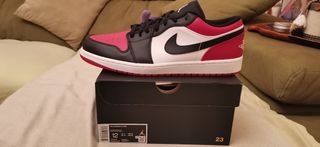 Nike Jordan 1 low Bred Toe talla 46 de segunda mano por 199 EUR en Alcalá  de Henares en WALLAPOP