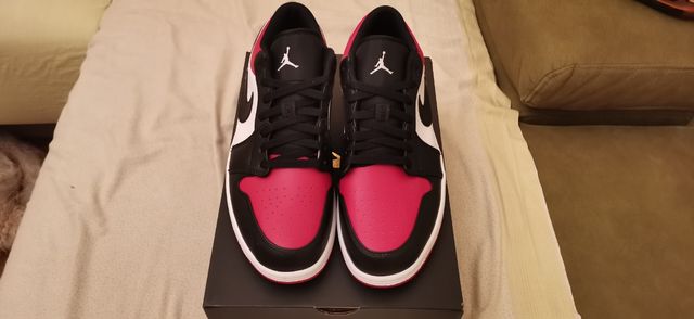 Nike Jordan 1 low Bred Toe talla 46