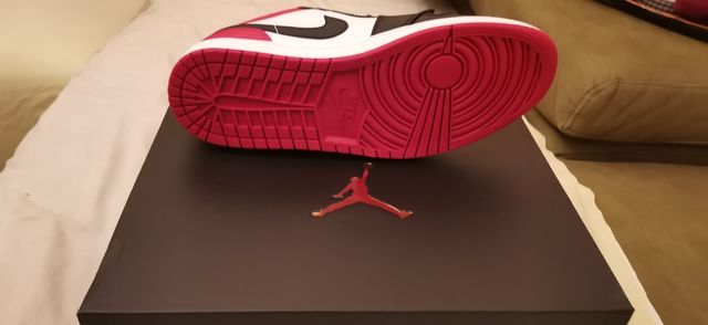 Nike Jordan 1 low Bred Toe talla 46