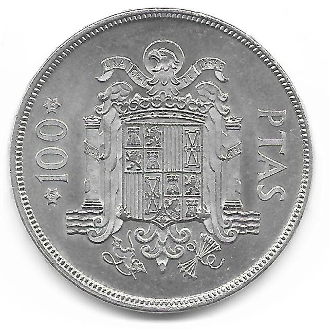 MONEDA ESPAÑA 1975-76. 100 pesetas. Juan Carlos I