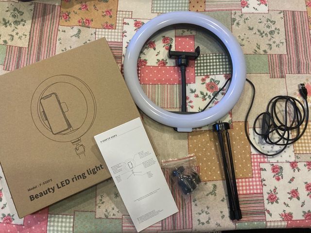 Aro de luz para movil.