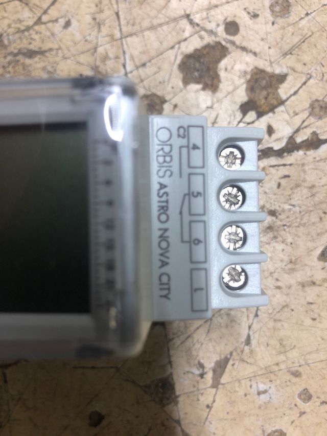 Relojes astronómico ORBIS 2 canales 6 unidades