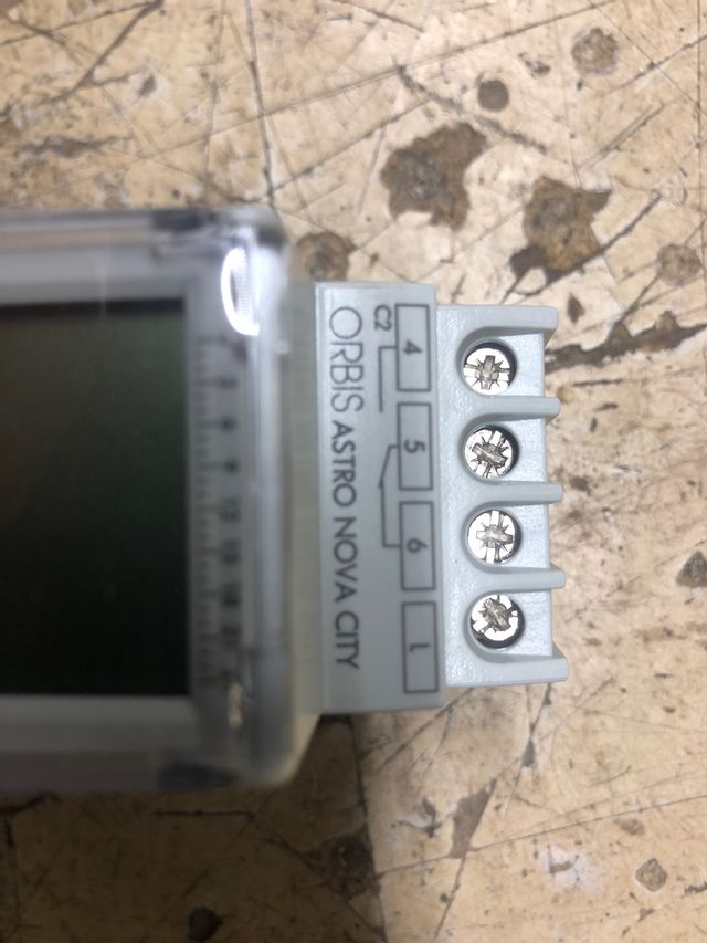 Relojes astronómico ORBIS 2 canales 6 unidades