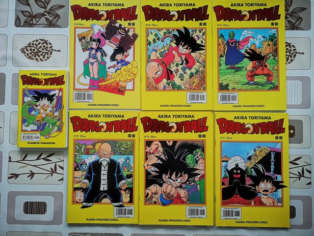 Cómics Dragon Ball serie amarilla #6, 69, 71, 77