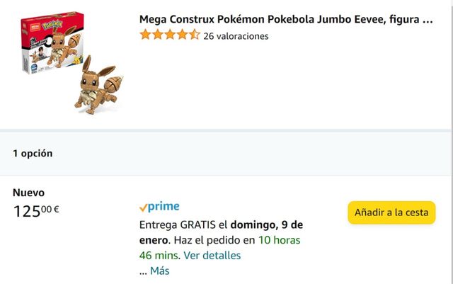 Pokémon Eevee MegaConstrux PRECINTADO