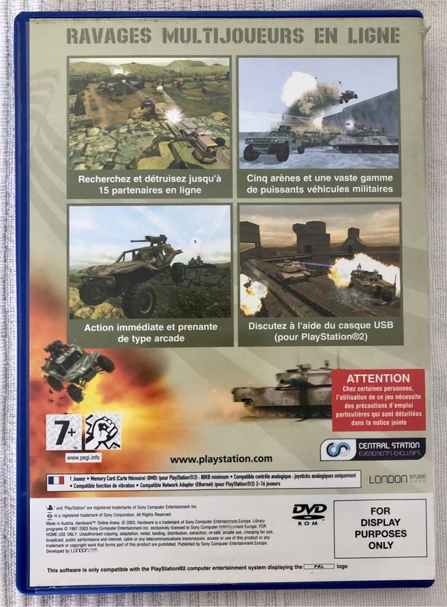 Hardware Online Arena. Playstation 2