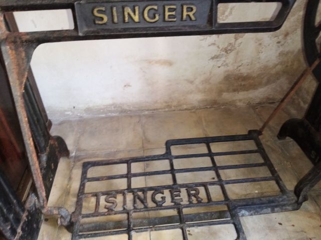 Máquina de coser SINGER zapatos, cuero