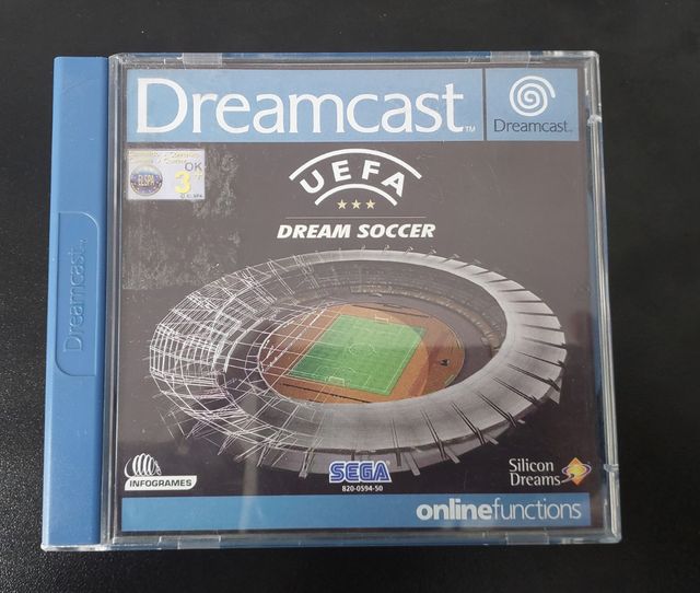 Demos, Uefa Dream Soccer y 1 caja vacia Dreamcast