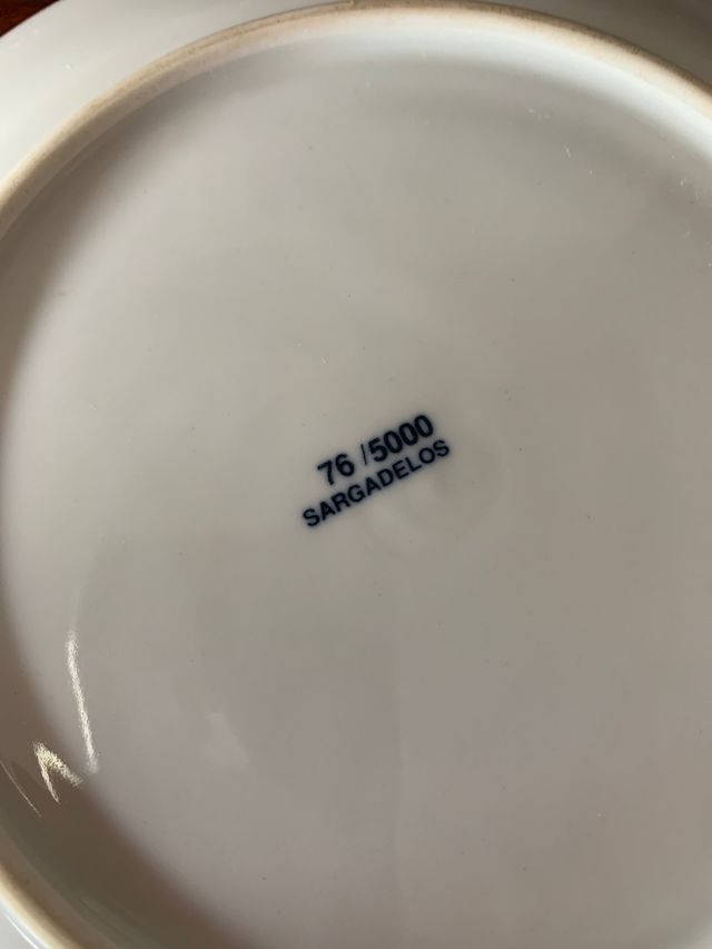 Plato sargadelos conmemorativo