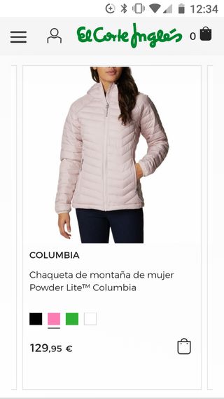 Chaqueta mujer Columbia de segunda mano por 70 EUR en Alicante en WALLAPOP