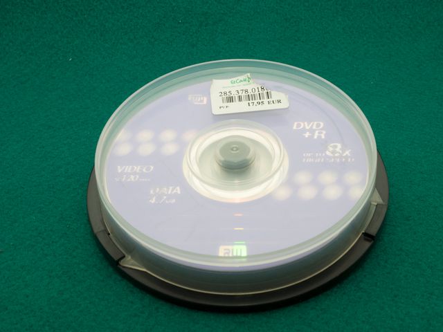 Caja DVD+R Para Grabar