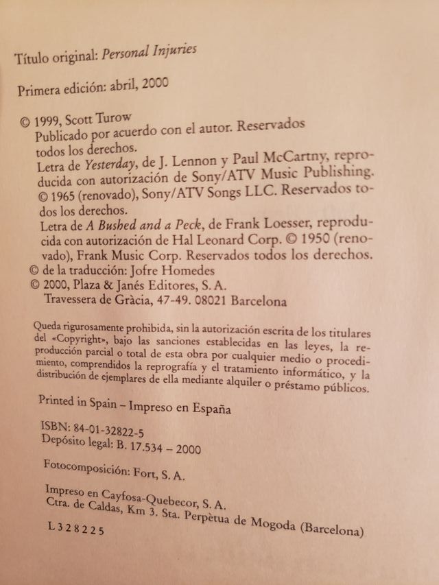 Demanda infalible (Scott Turow)