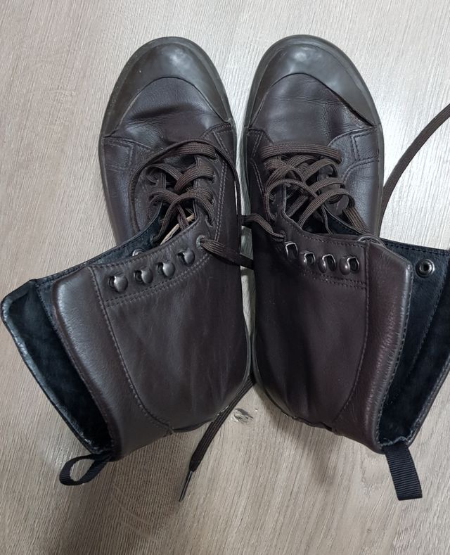 Botas Superga piel marrón talla 36