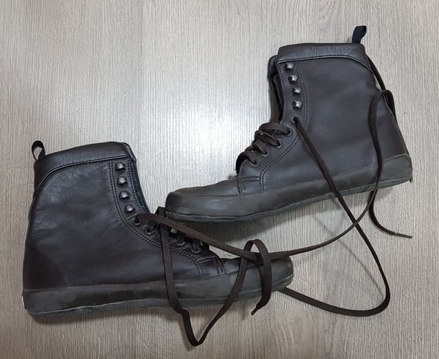 Botas Superga piel marrón talla 36