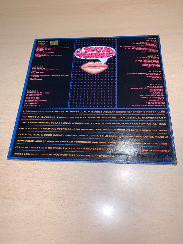 Disco Vinilo La Década Prodigiosa.