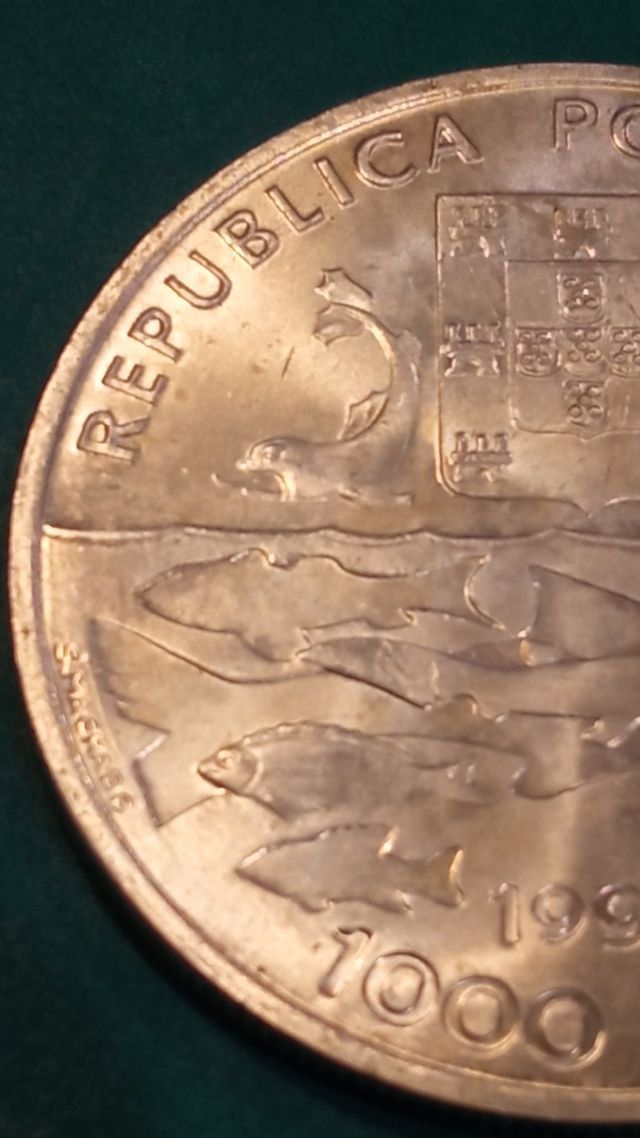 1000 escudos 1997 plata