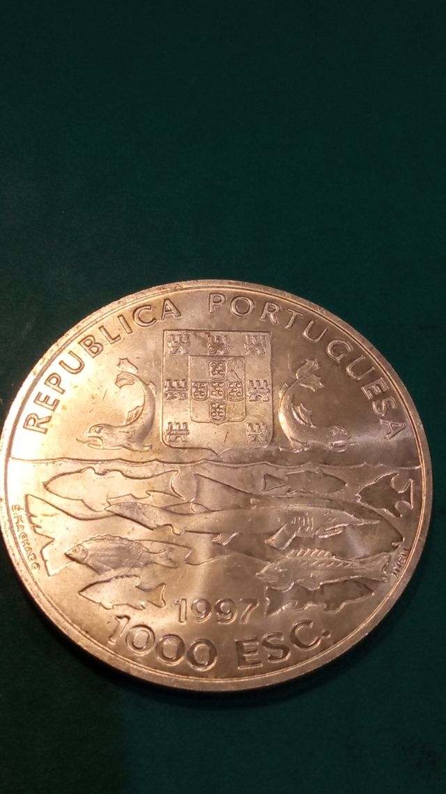 1000 escudos 1997 plata