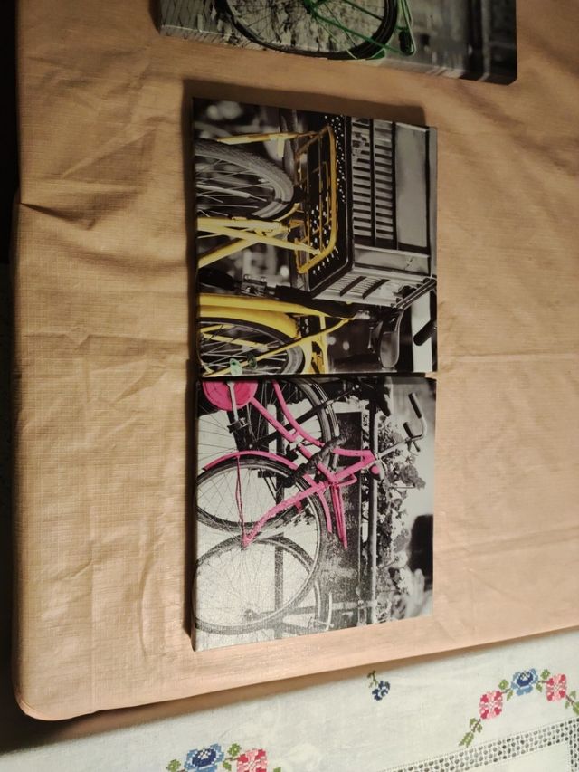 4 Cuadros bicicletas