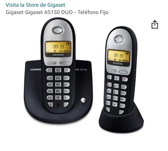 Gigaset Gigaset AS150 DUO - Teléfono Fijo