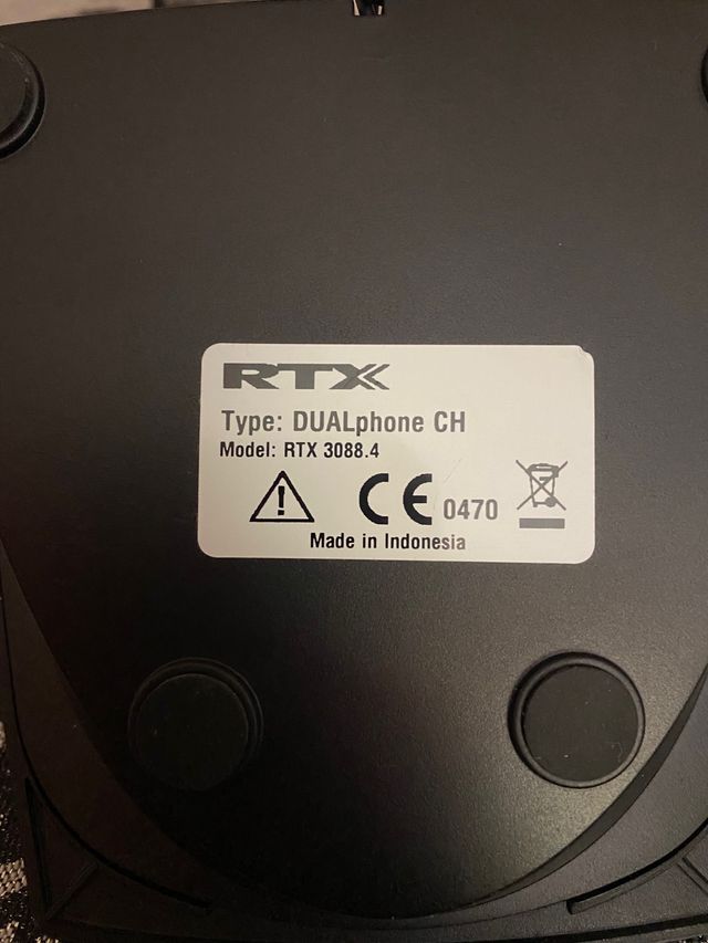 Teléfono inalámbrico RTX dualphone 3088 