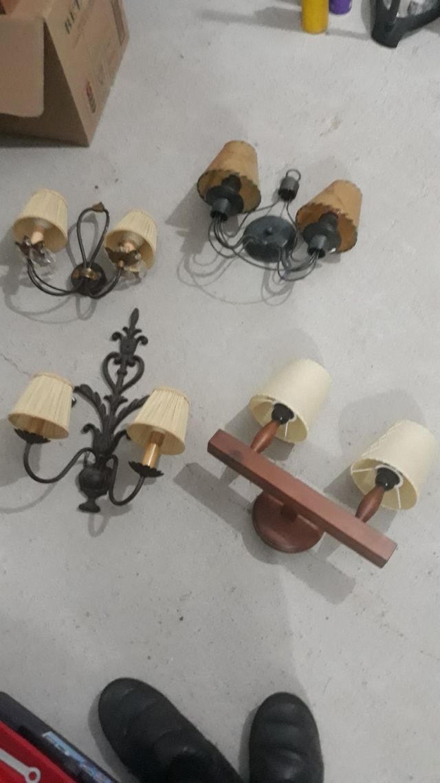 Lamparas de pared vintage