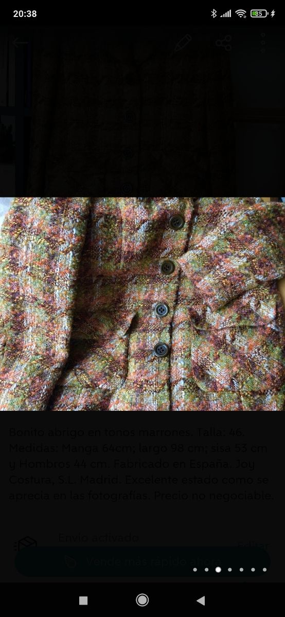 Abrigo Tonos Marrones