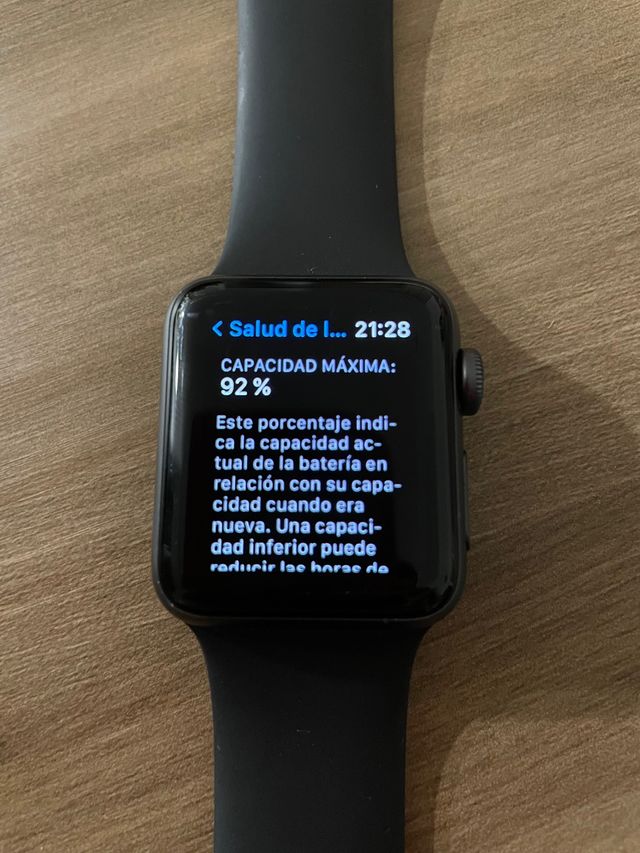 Apple Watch Series 3 92% bateria