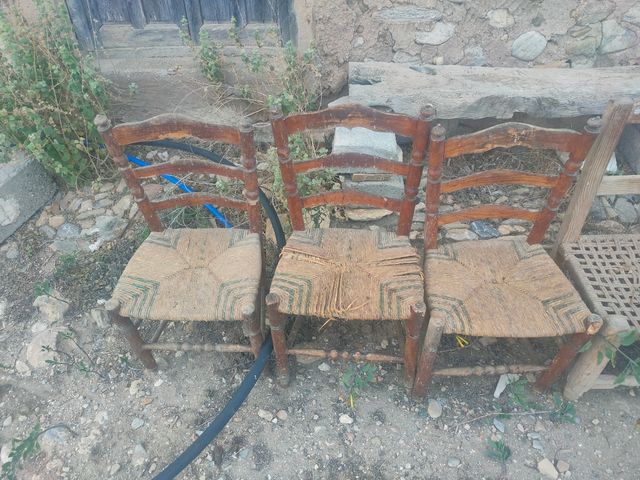 Sillas antiguas enea