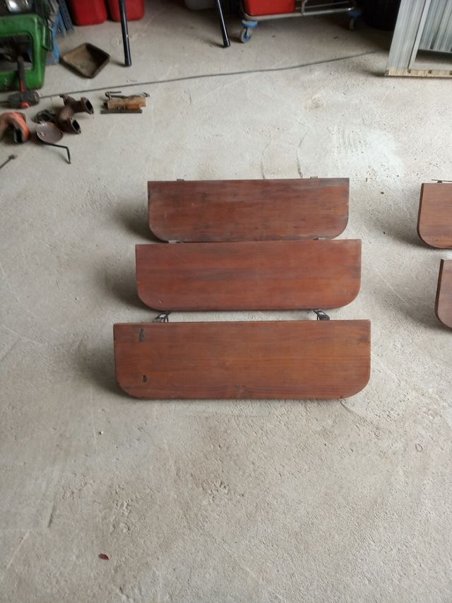 estanterías rústicas en madera maciza