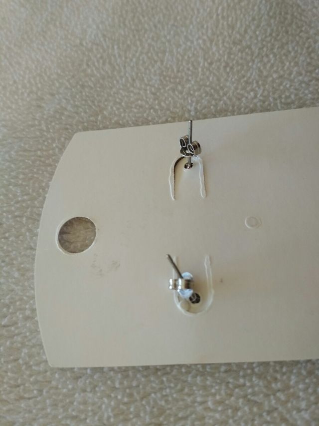 Pendientes estrellas naranjas