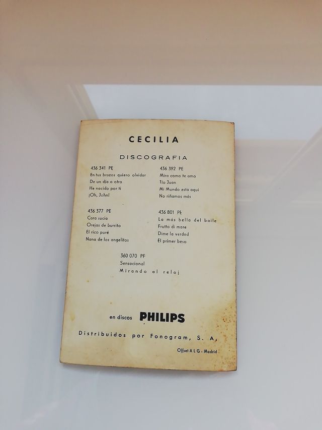 postal Cecilia año 65 aprox