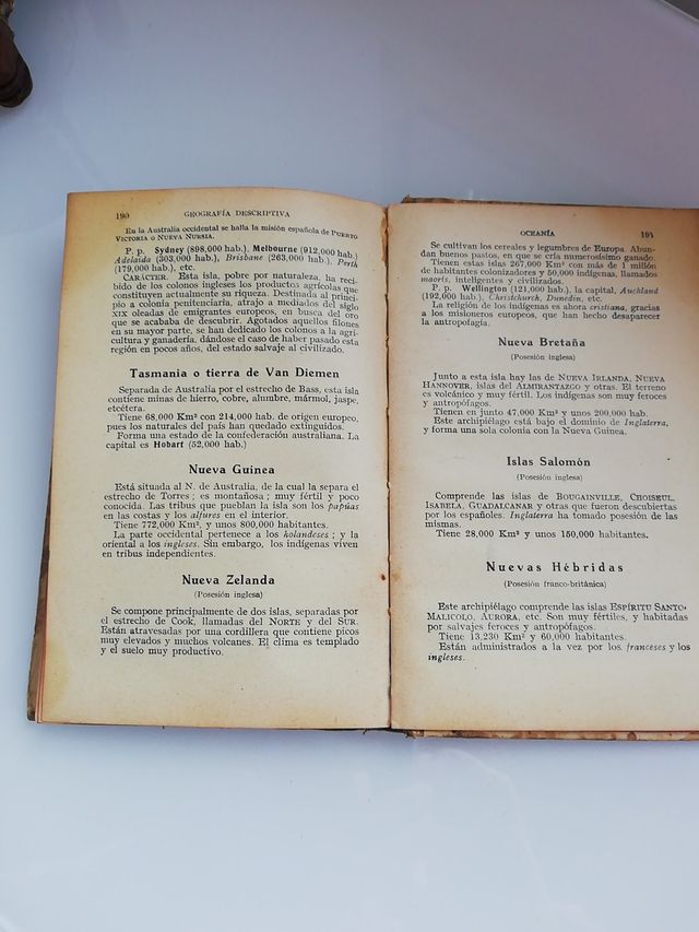 Geografía. E. Paluzie año 1928