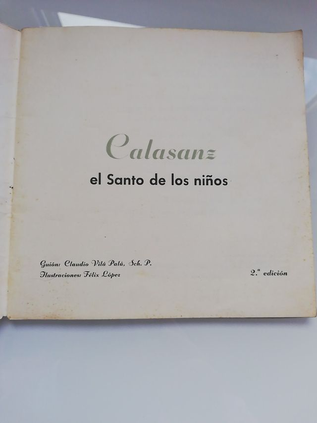El santo de los niños. calasanz