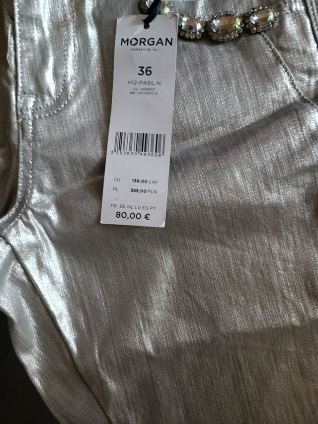 pantalón efecto palta .marca Morgan de Toy