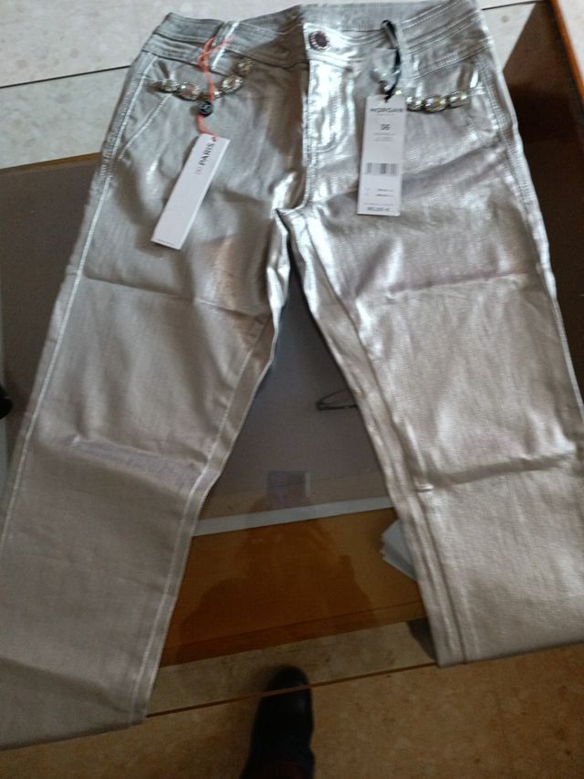 pantalón efecto palta .marca Morgan de Toy