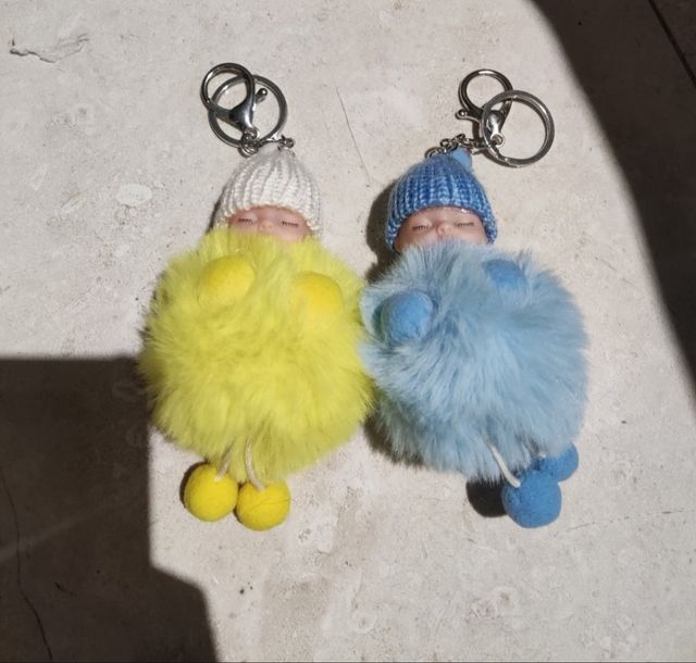 Llaveros peluche bebés