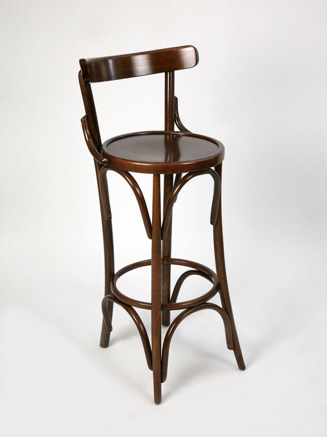 TABURETES NUEVOS DE MADERA CURVADA