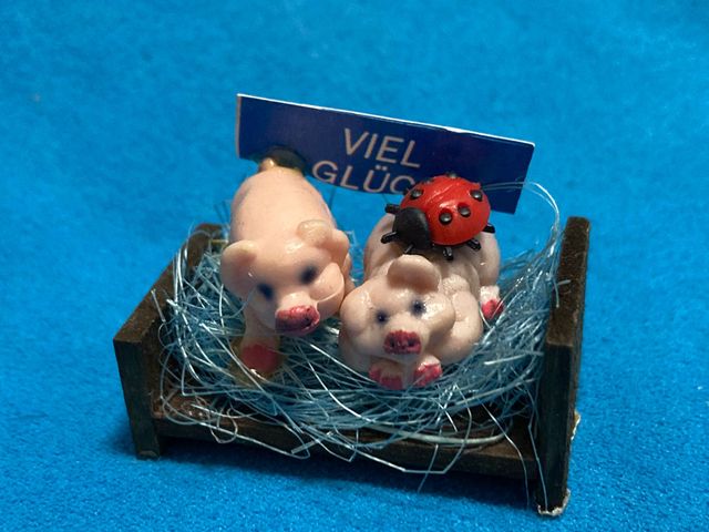 Cerditos de la suerte vintage