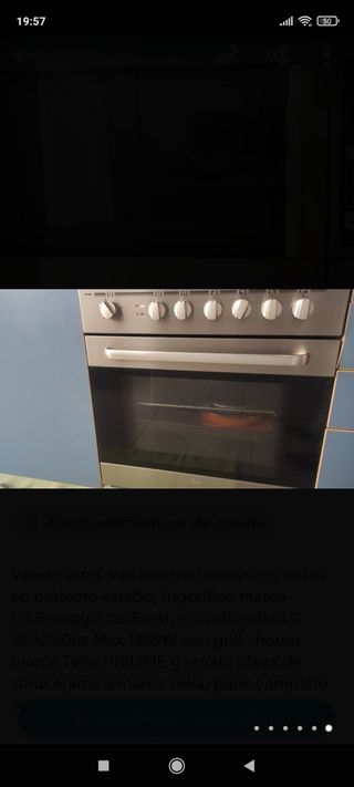Horno de segunda mano por 110 EUR en Madrid en WALLAPOP