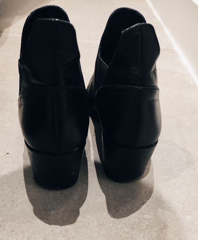 Botines negros Zara Woman