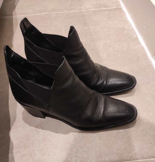 Botines negros Zara Woman
