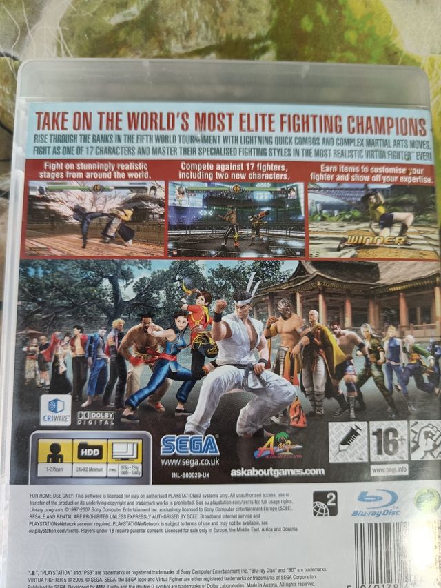 Virtua Fighter 5 ps3