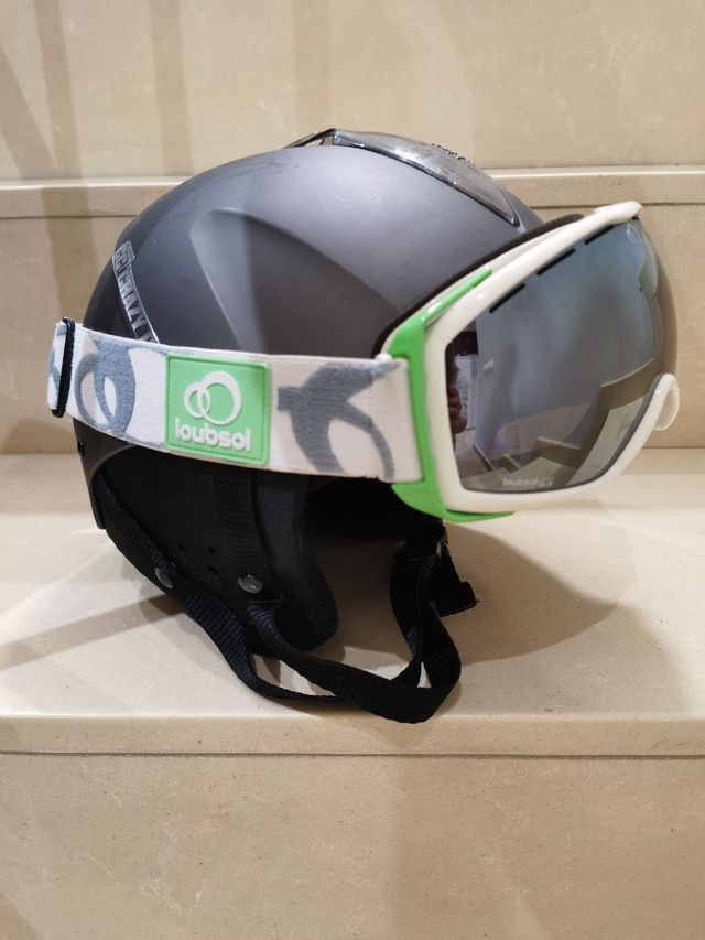 Casco ski  talla XL y gafas