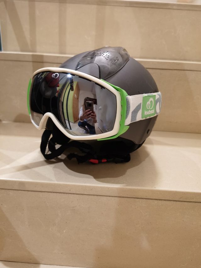 Casco ski  talla XL y gafas