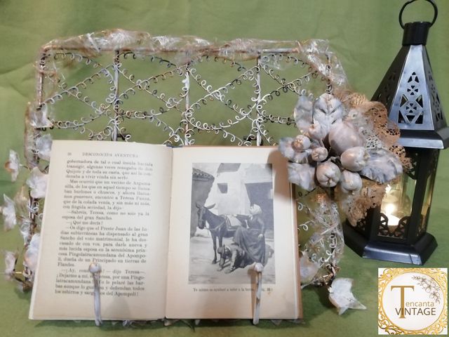 Facistol, sujeta libros, portafotos, portarretrato