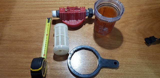 filtro malla caldera