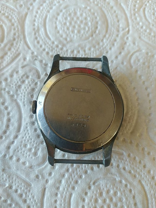 reloj antiguo cartel 15 rubis.