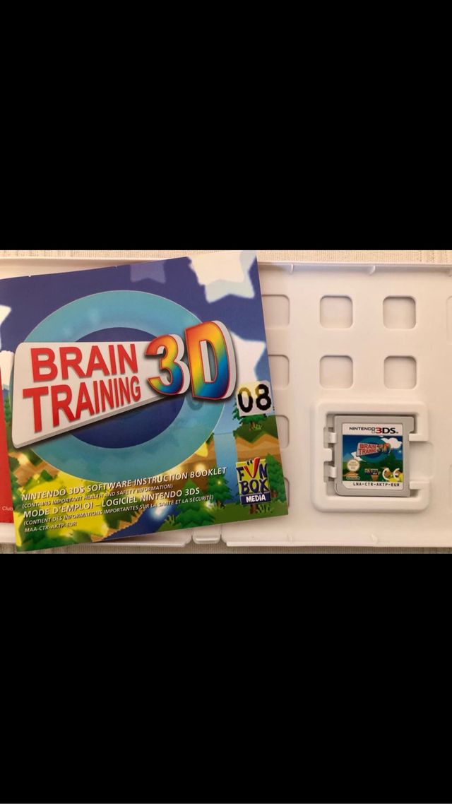 Brain Training 3D. Nintendo 3ds 